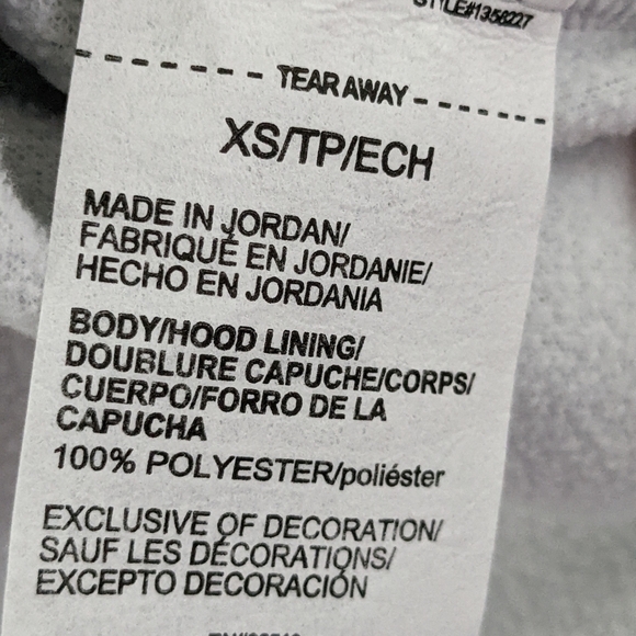 NEW Under Armour Big Logo Loose Fit Gray hoodie Size XS - Picture 5 of 7